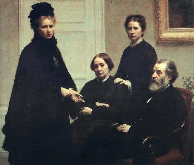 Henri Fantin-Latour The Dubourg Family France oil painting art